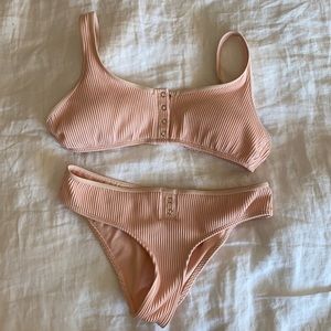 Pink Hollister Bikini Set
